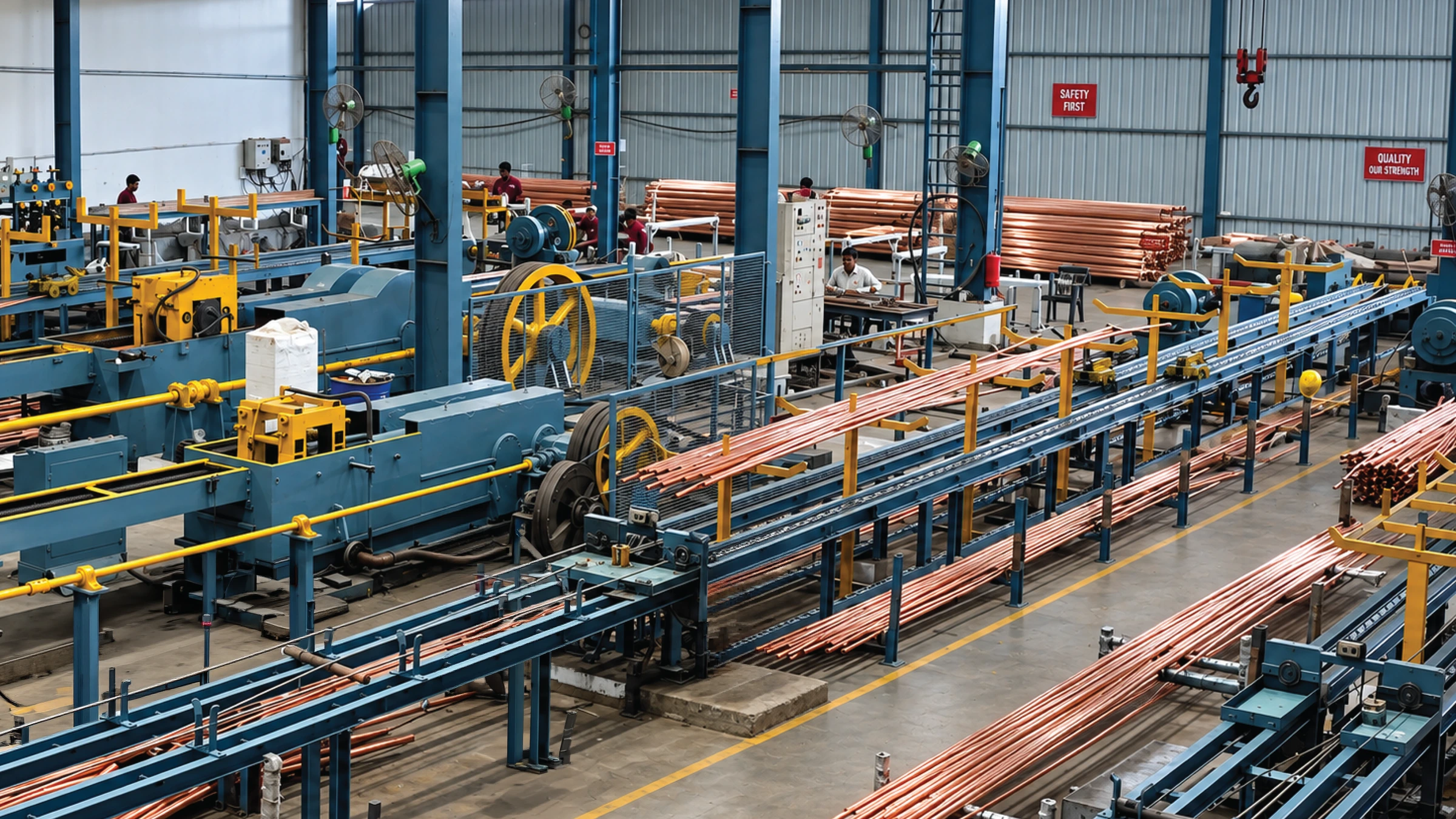 SVG Metals copper tube production line