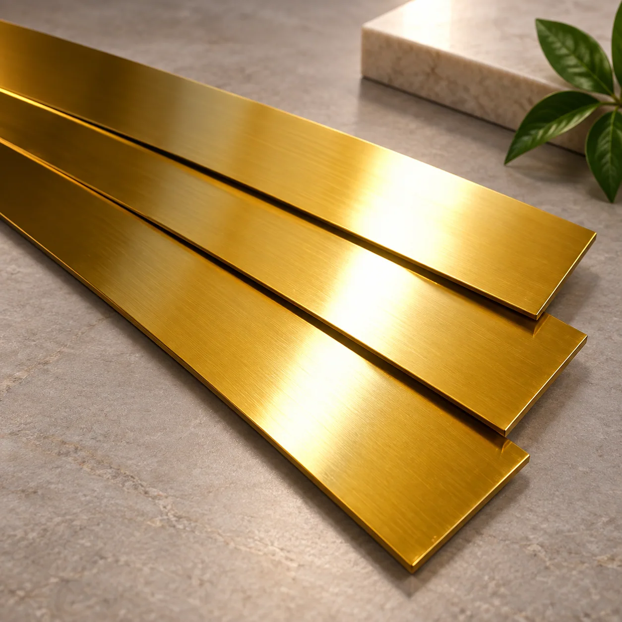 Brass strips
