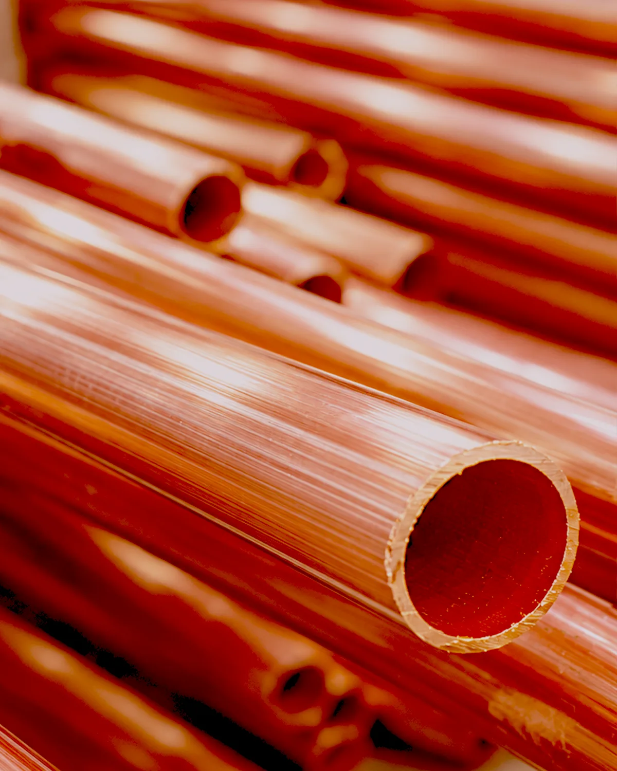 Bundled copper mother tubes