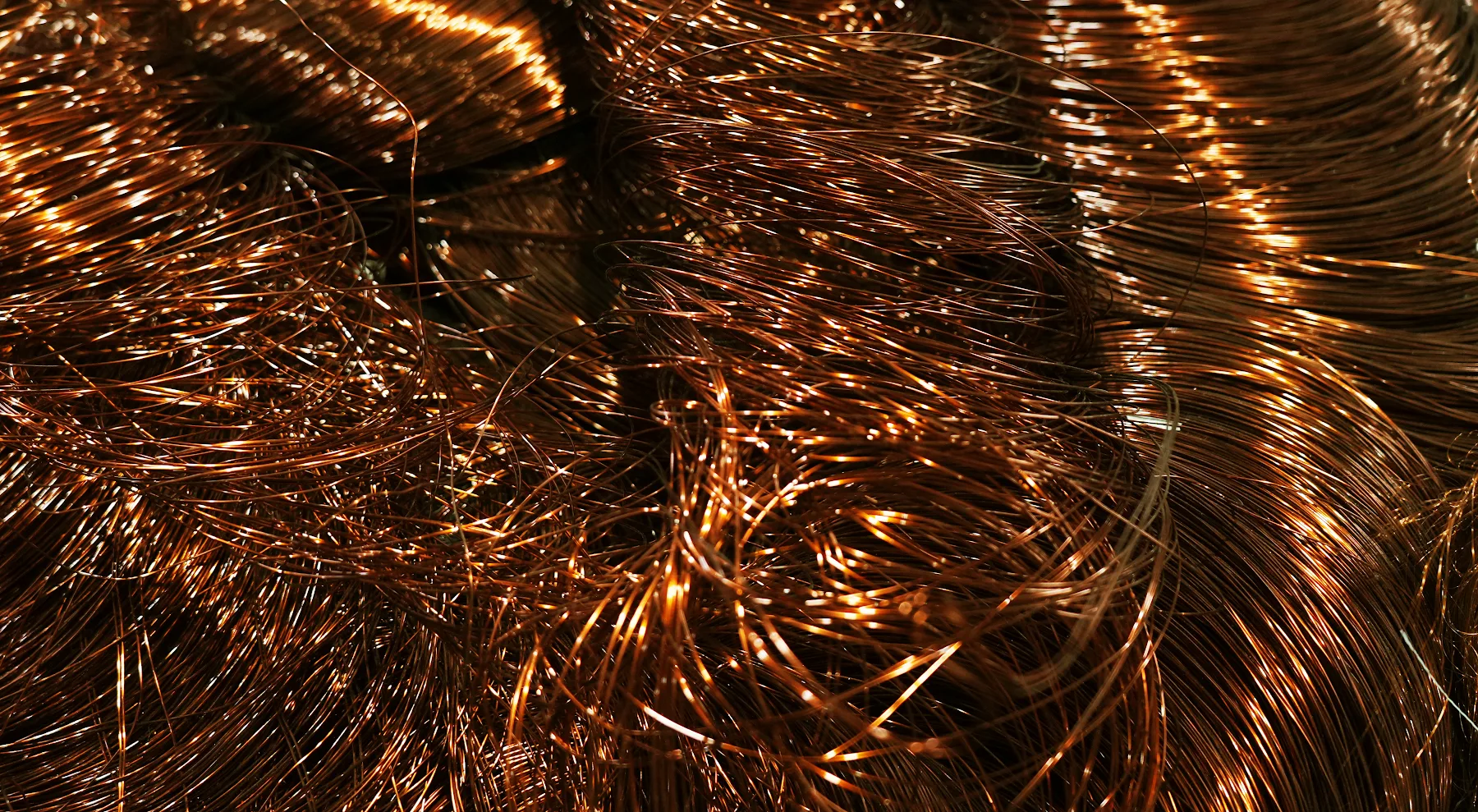 Recovered copper wire scrap